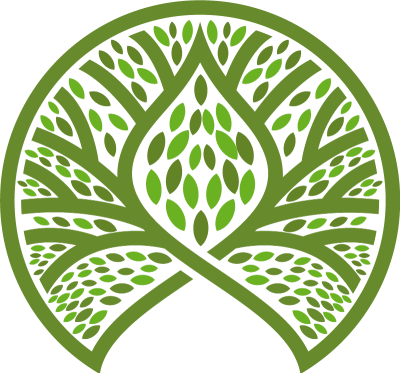 Floral vinyl rug with leafy nature design - TenStickers