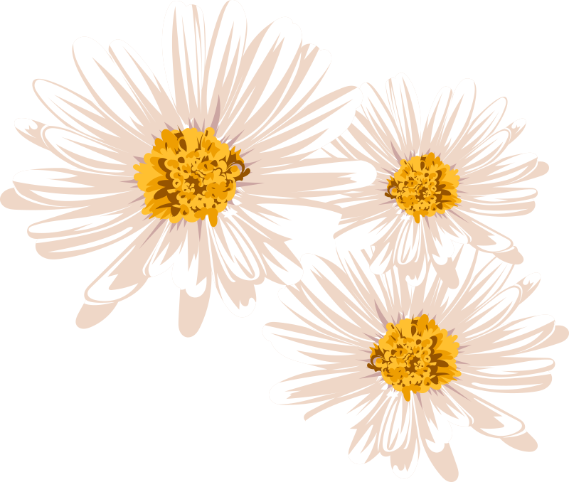 Charming floral arrangement floral vinyl rug - TenStickers