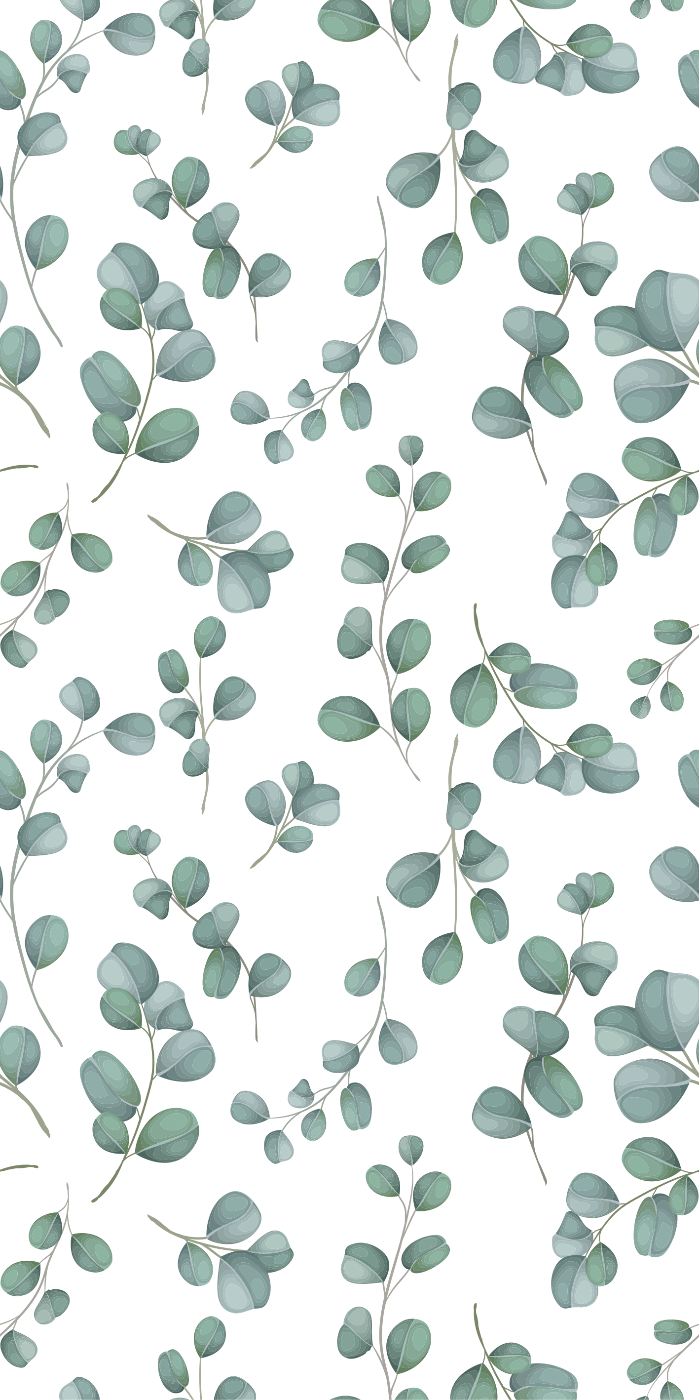 Floral vinyl rug elegant seamless watercolor pattern - TenStickers