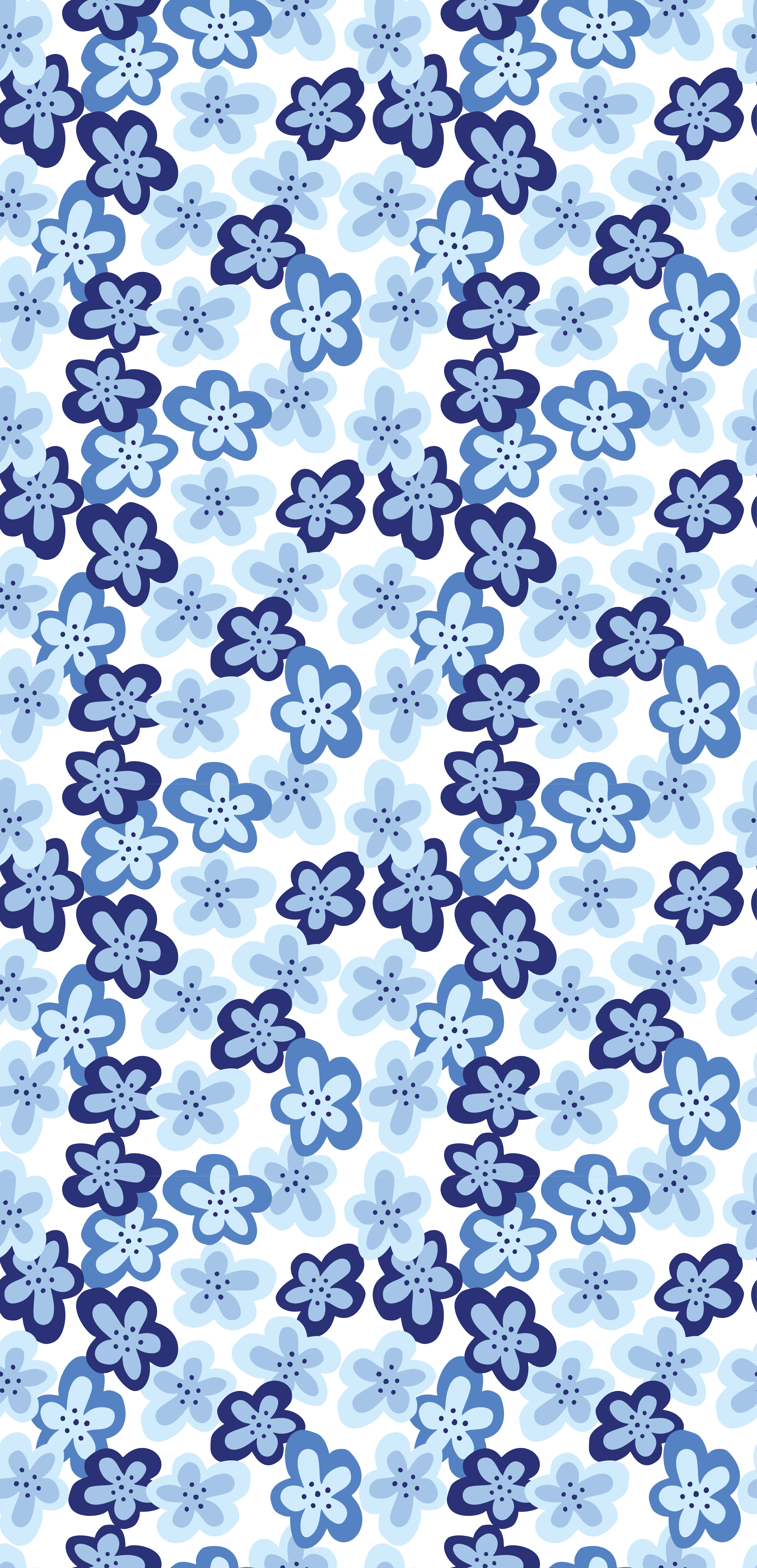 Floral vinyl rug nordic floral design - TenStickers
