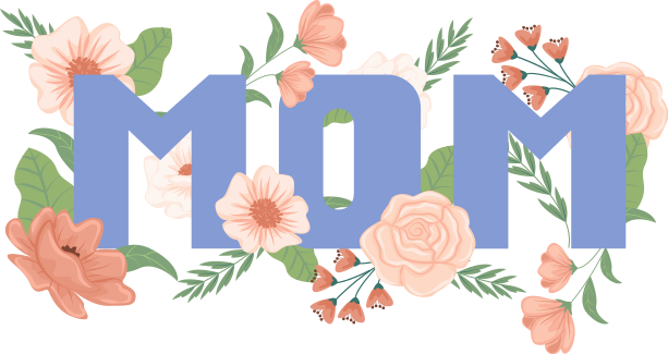Floral vinyl rug with blooming mother's day design - TenStickers
