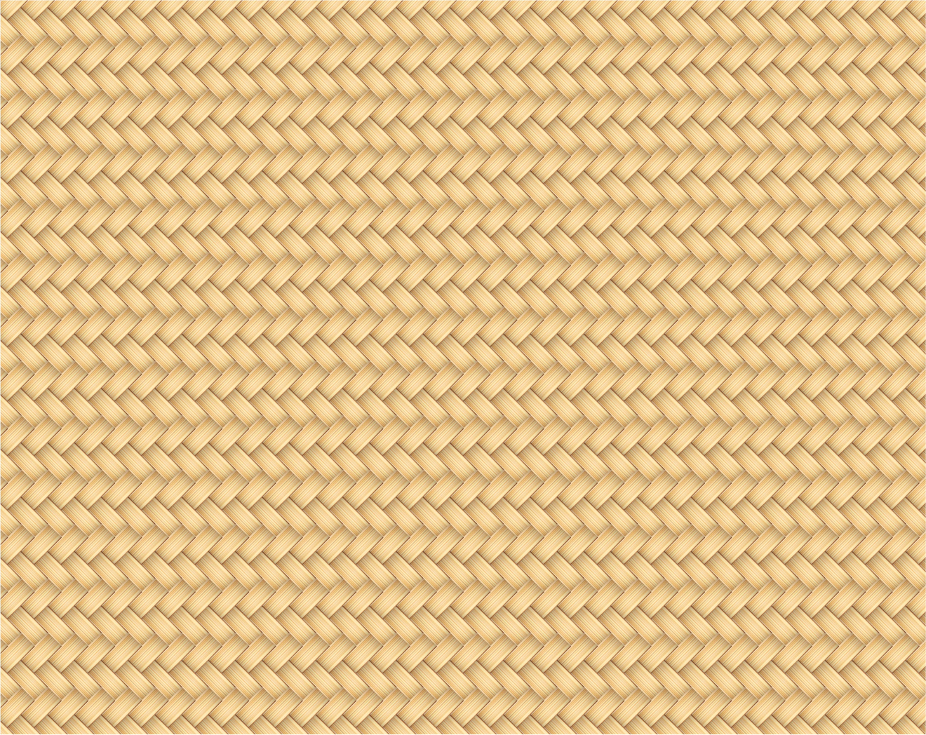 Wicker dining room vinyl rug - TenStickers