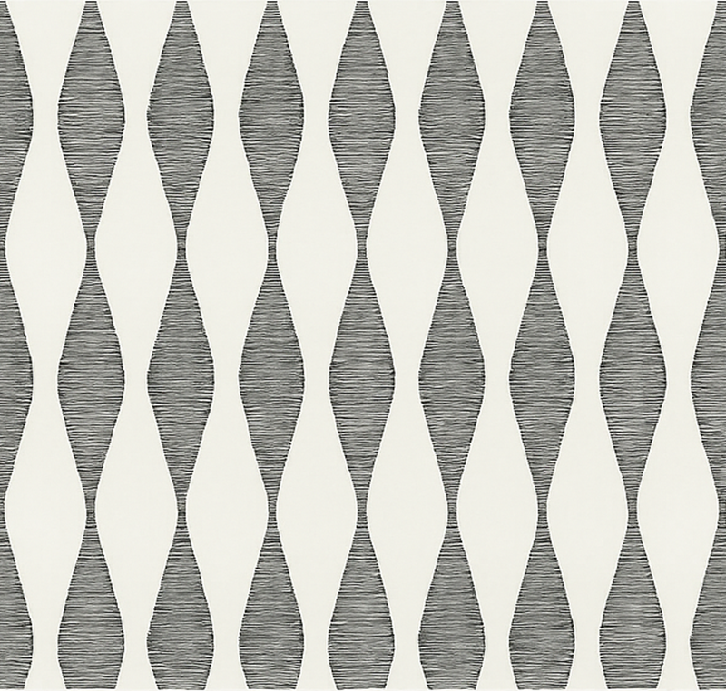 Kitchen vinyl rug with rabaul ikat beige pattern - TenStickers