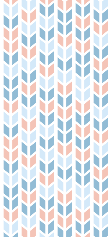 Kitchen vinyl rug nordic style vertical arrows - TenStickers