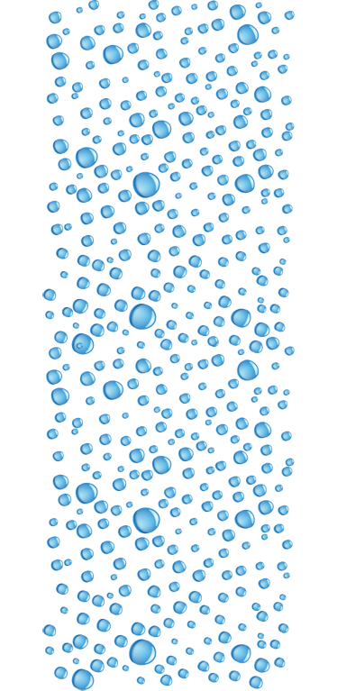 Water drops bathroom vinyl rug - TenStickers