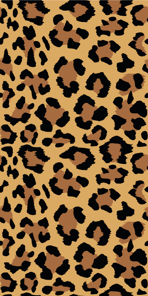 Panther print animal print vinyl rug - TenStickers
