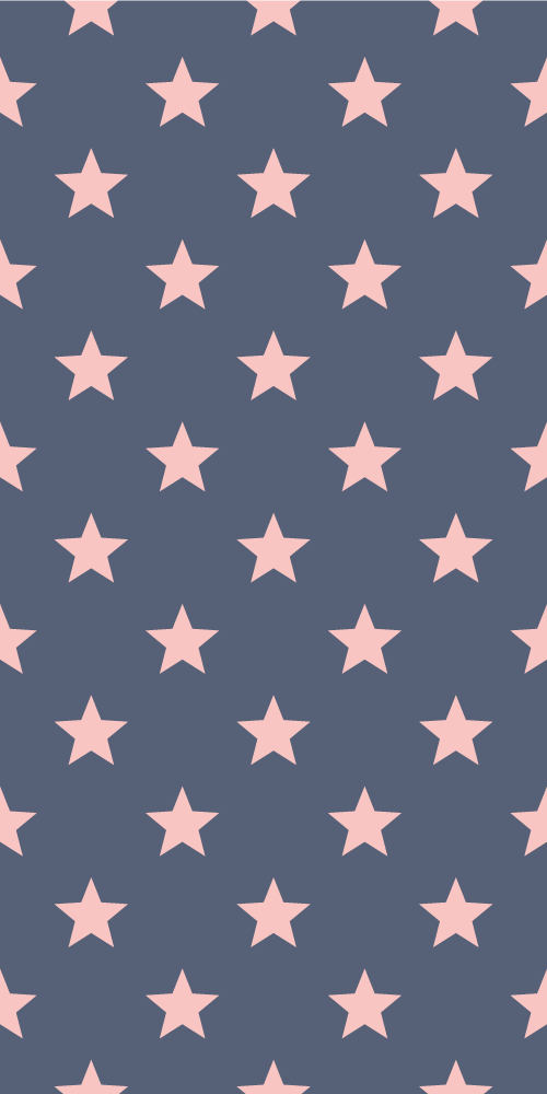 Pink and grey stars star vinyl rug - TenStickers