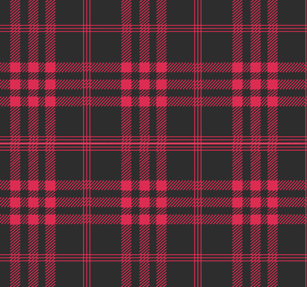 Christmas vinyl rug with christmas tartan pattern - TenStickers
