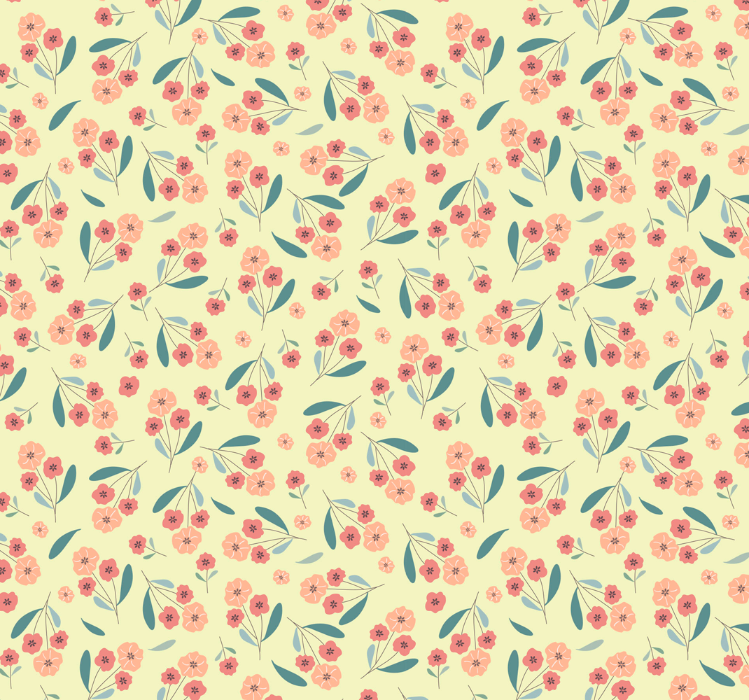 Bedroom vinyl rug with rose pattern - TenStickers