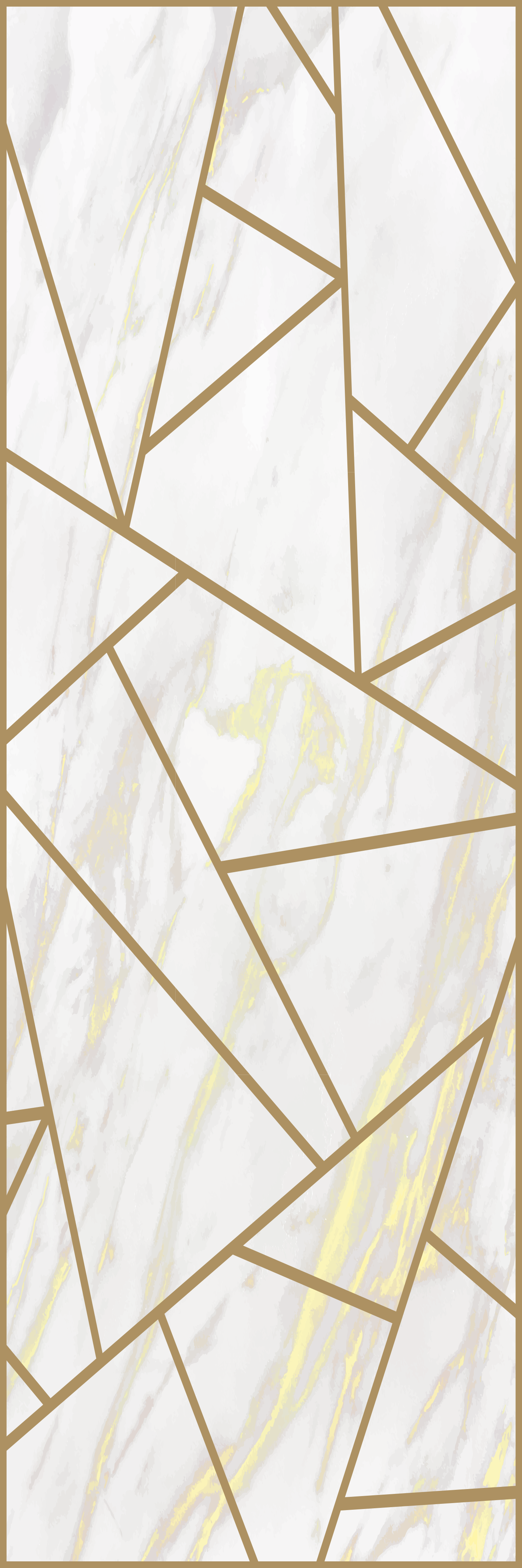 Bedroom vinyl rug marble geometric mosaic - TenStickers