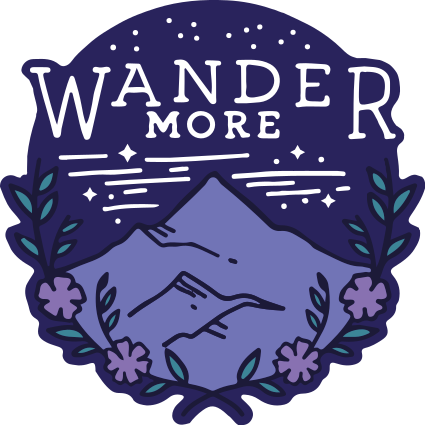 Nature vinyl rug hiking in mountains - TenStickers