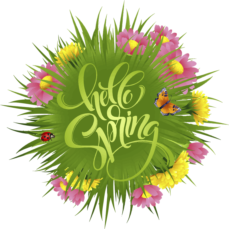 Floral vinyl rug spring field flower design - TenStickers
