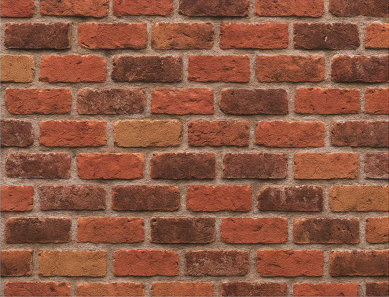 Bedroom vinyl rug rustic brick stone design - TenStickers