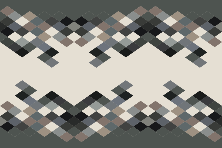Color shades geometric vinyl rug - TenStickers