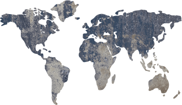 World map vinyl rug blue wall texture design - TenStickers