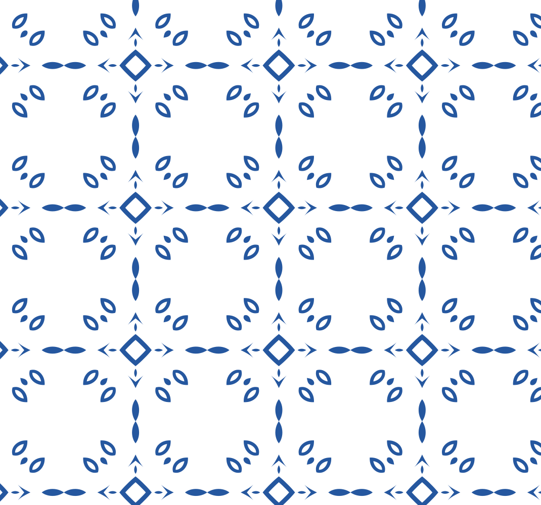 Bathroom vinyl rug in classic wallpaper design - TenStickers