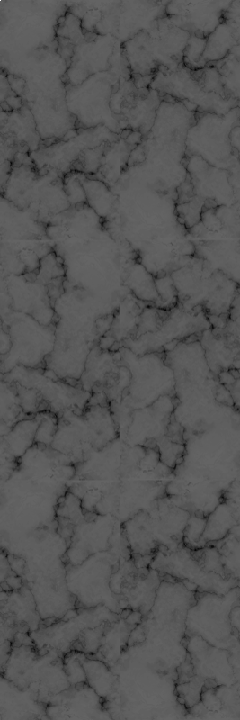 Bathroom vinyl rug with black grunge marble design - TenStickers