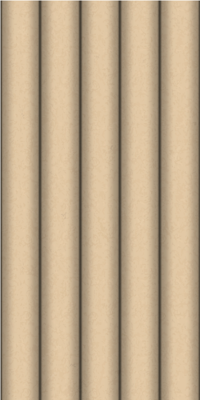 Bathroom vinyl rug in brown tube minimalist pattern - TenStickers