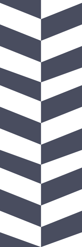 Bathroom vinyl rug with navy blue stripes pattern - TenStickers