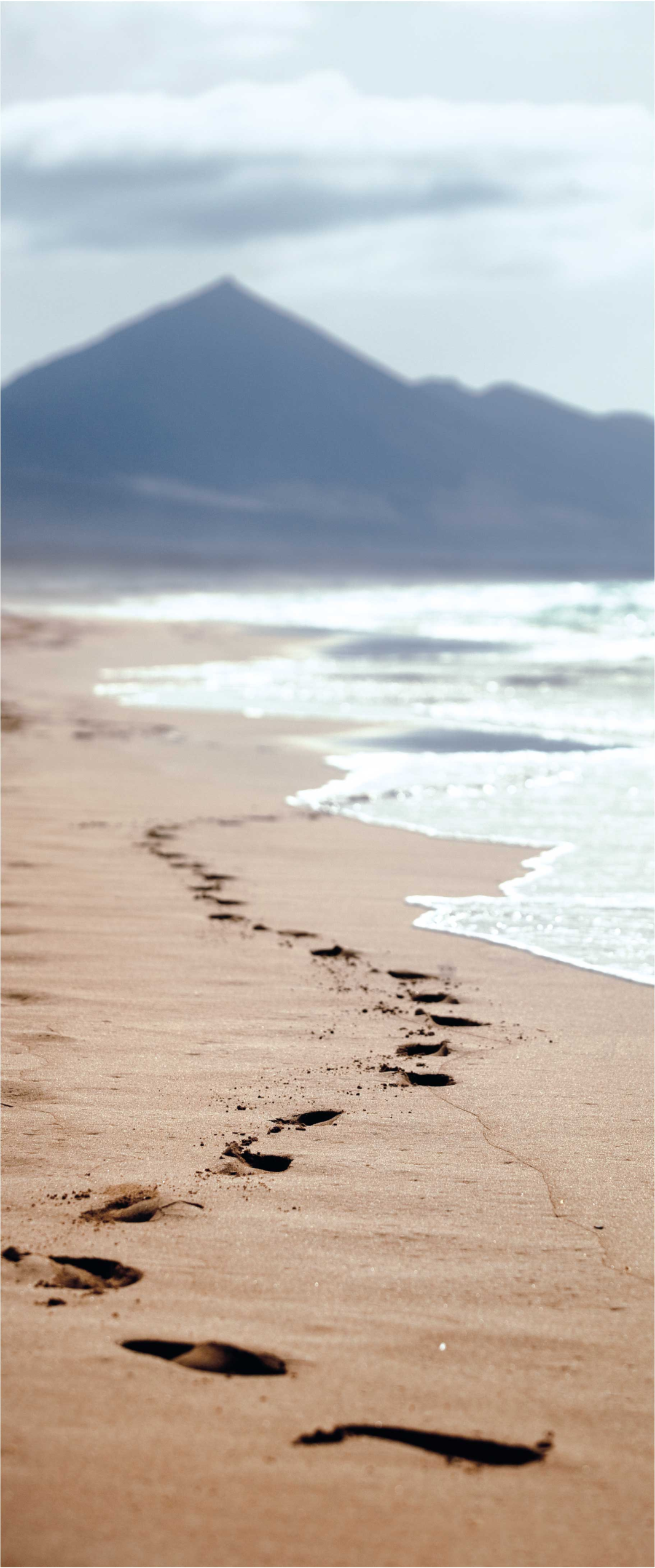 Bathroom vinyl rug footprint on the beach - TenStickers