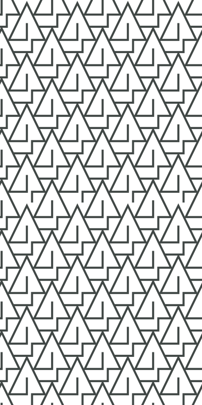 Triangles bathroom vinyl rug - TenStickers