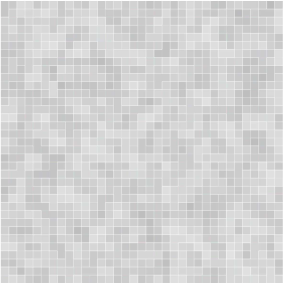 Bathroom vinyl rug in white grey tile mosaic - TenStickers