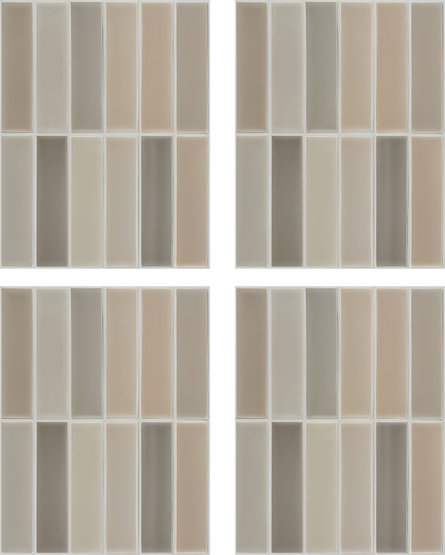 Bathroom vinyl rug with rectangle design - TenStickers