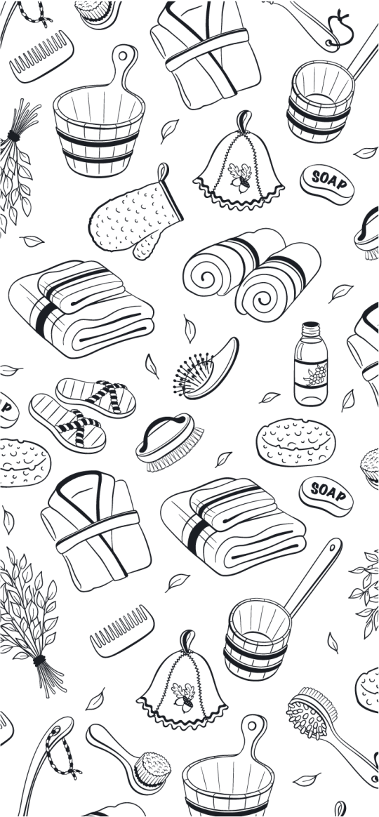 Bathroom vinyl rug for your bathroom essentials - TenStickers