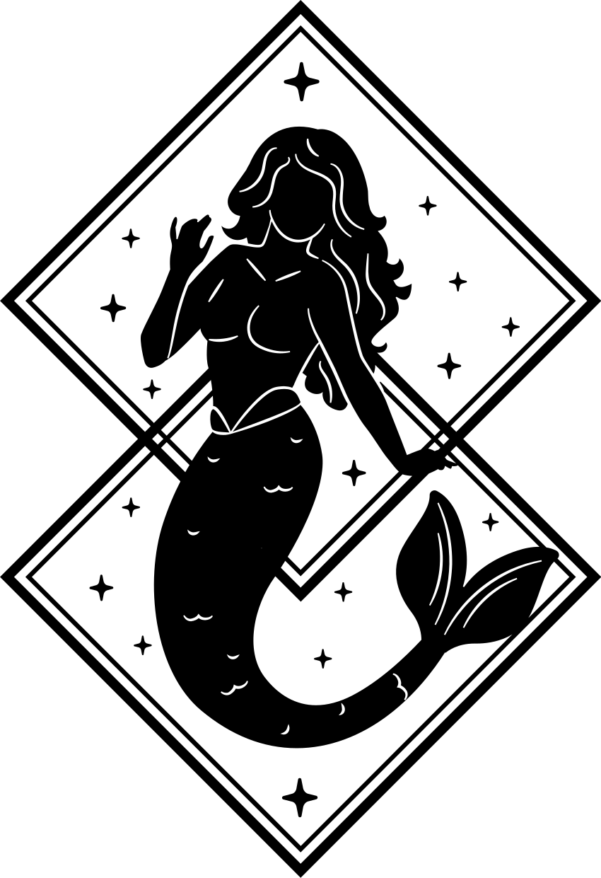 Bathroom vinyl rug mermaid shower decal - TenStickers