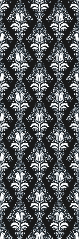 Bedroom vinyl rug in french provincial design - TenStickers