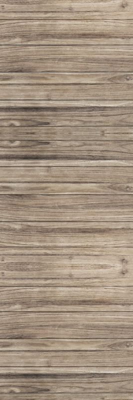 Gray rustic horizontal wooden planks office vinyl rug - TenStickers