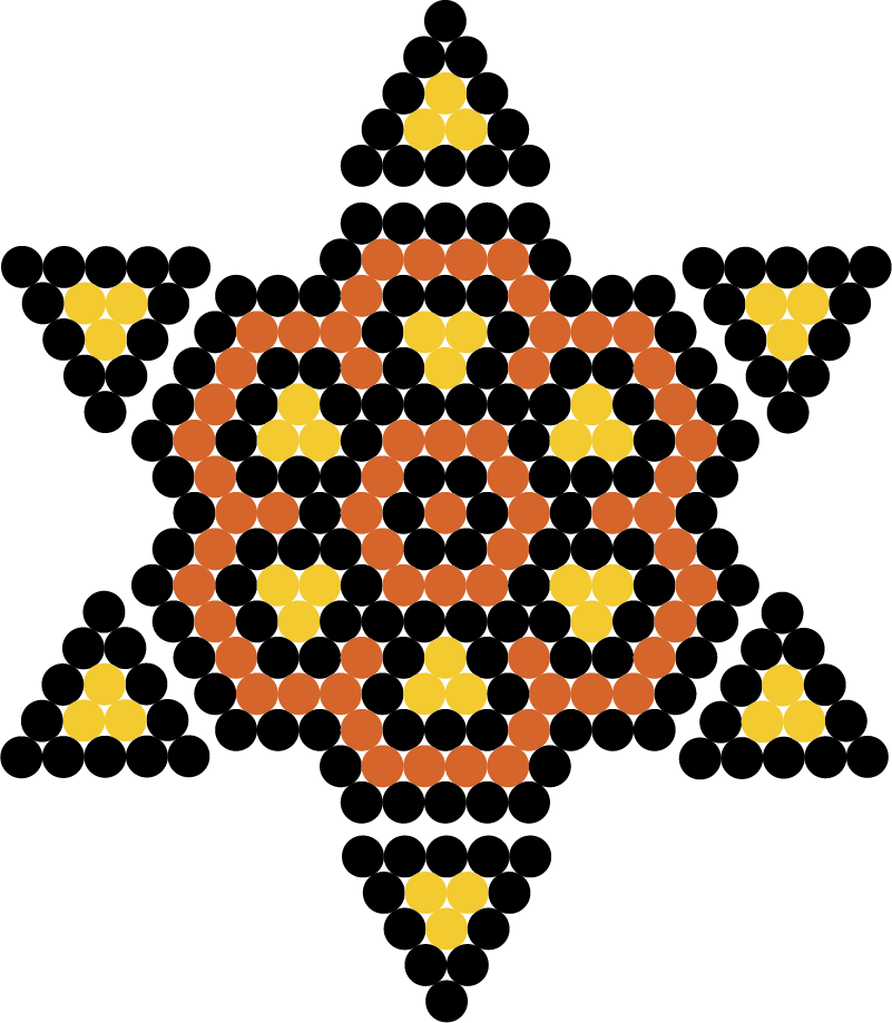 Bedroom vinyl rug sun huichol - TenStickers