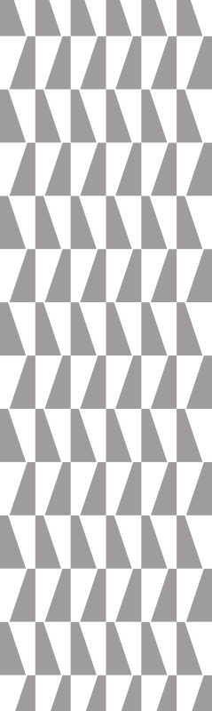Scandinavian vinyl rug in gray triangles - TenStickers