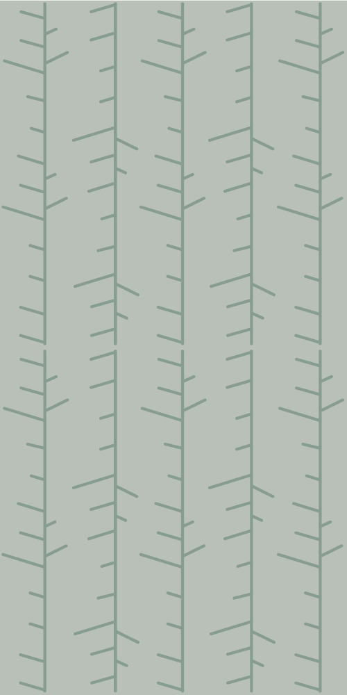 Scandinavian vinyl rug with mint green stripes - TenStickers