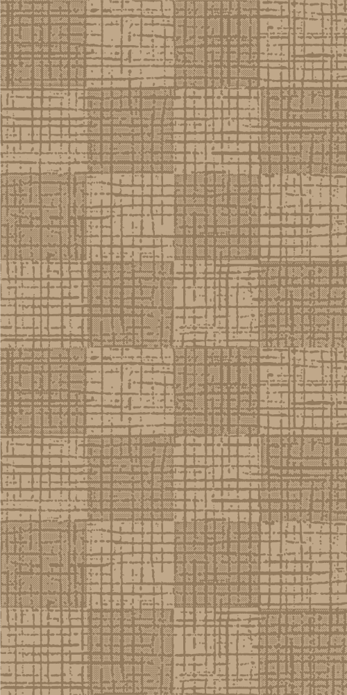 Scandinavian vinyl rug in caramel square pattern - TenStickers