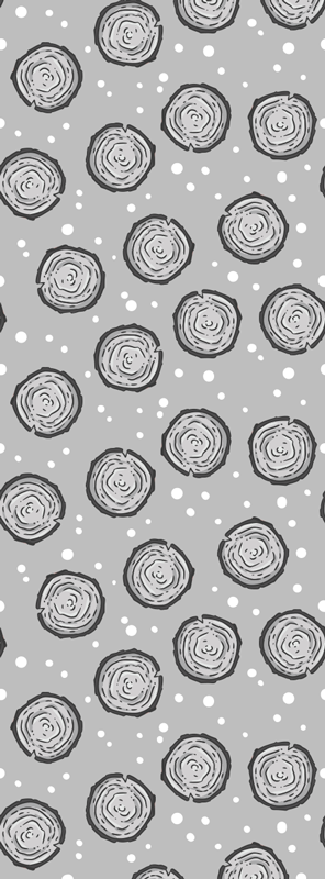 Scandinavian vinyl rug in nordic alpine style - TenStickers