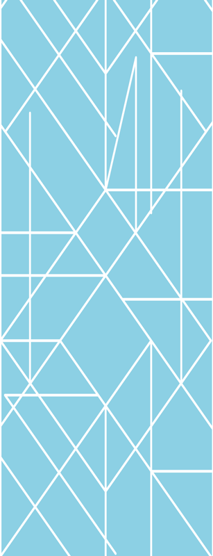 Scandinavian vinyl rug nordic geometric design - TenStickers