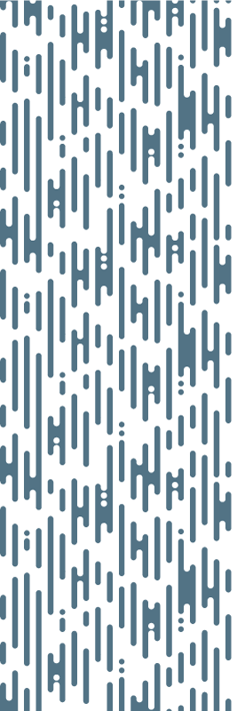 Scandinavian vinyl rug with blue irregular japandi design - TenStickers