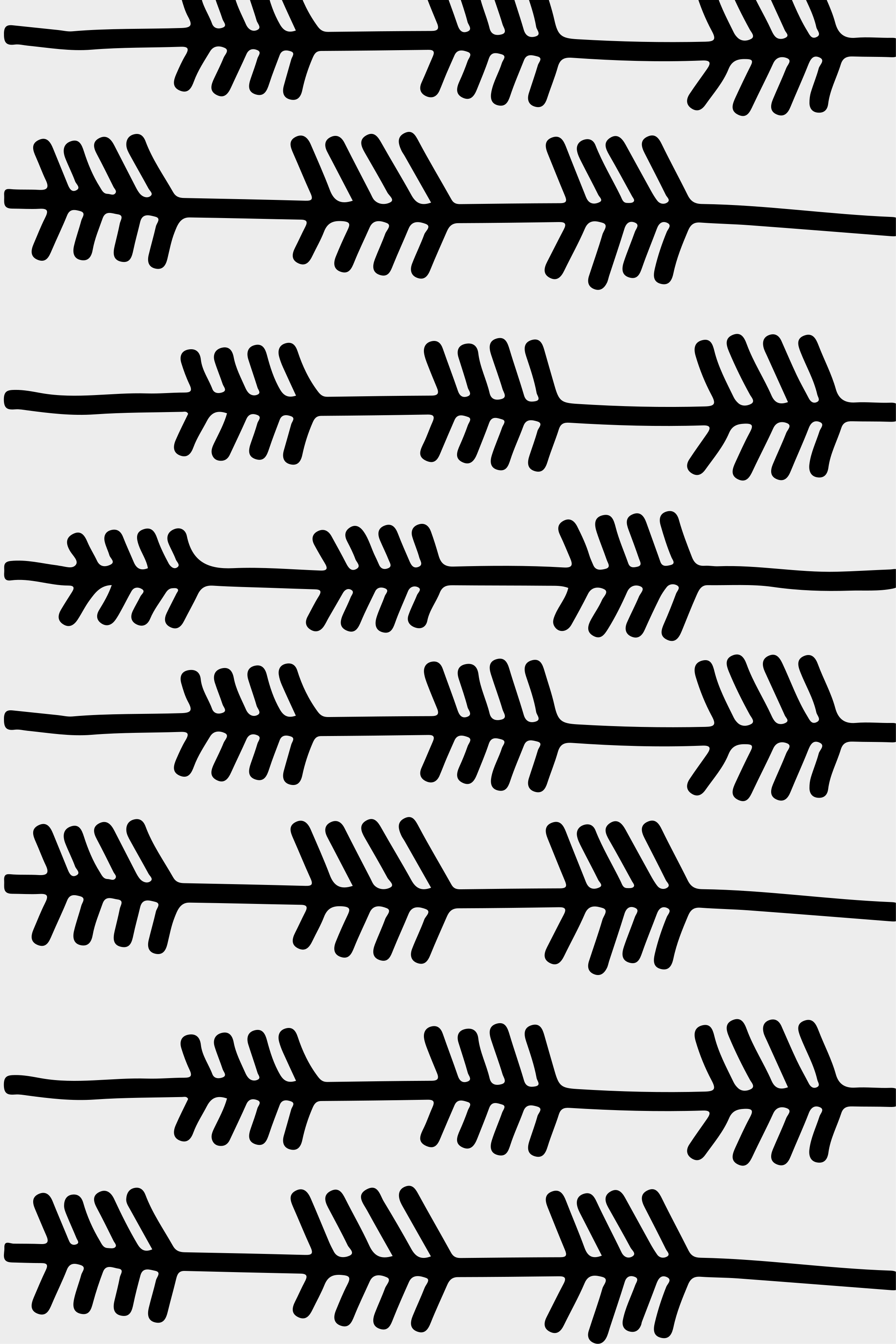 Scandinavian vinyl rug with black abstract arrows - TenStickers