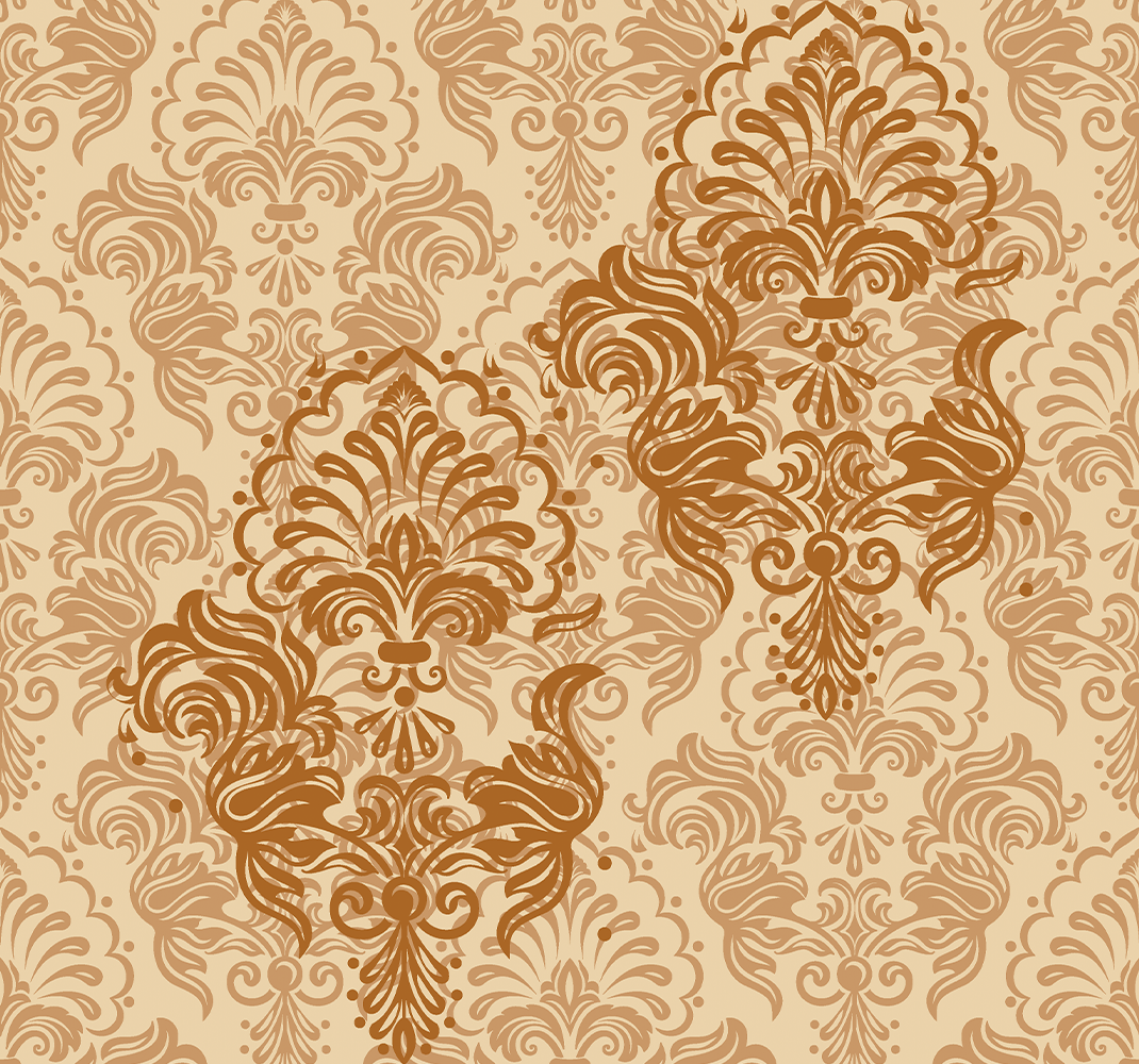 Vintage vinyl rug in warm faded colors - TenStickers