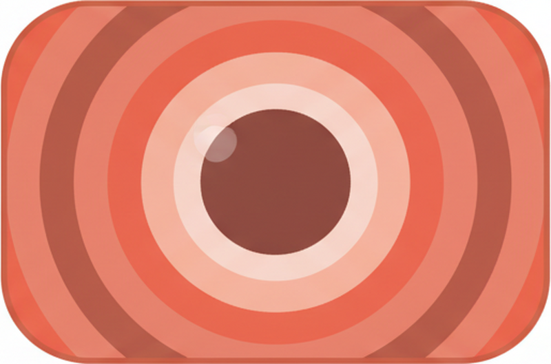 Modern vinyl rug in pink earth - TenStickers