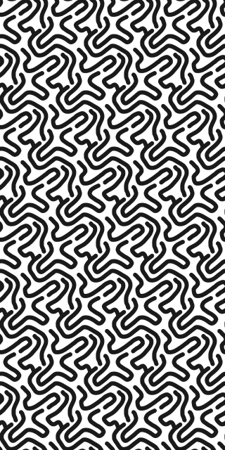 Textured vinyl rug with labyrinth design - TenStickers