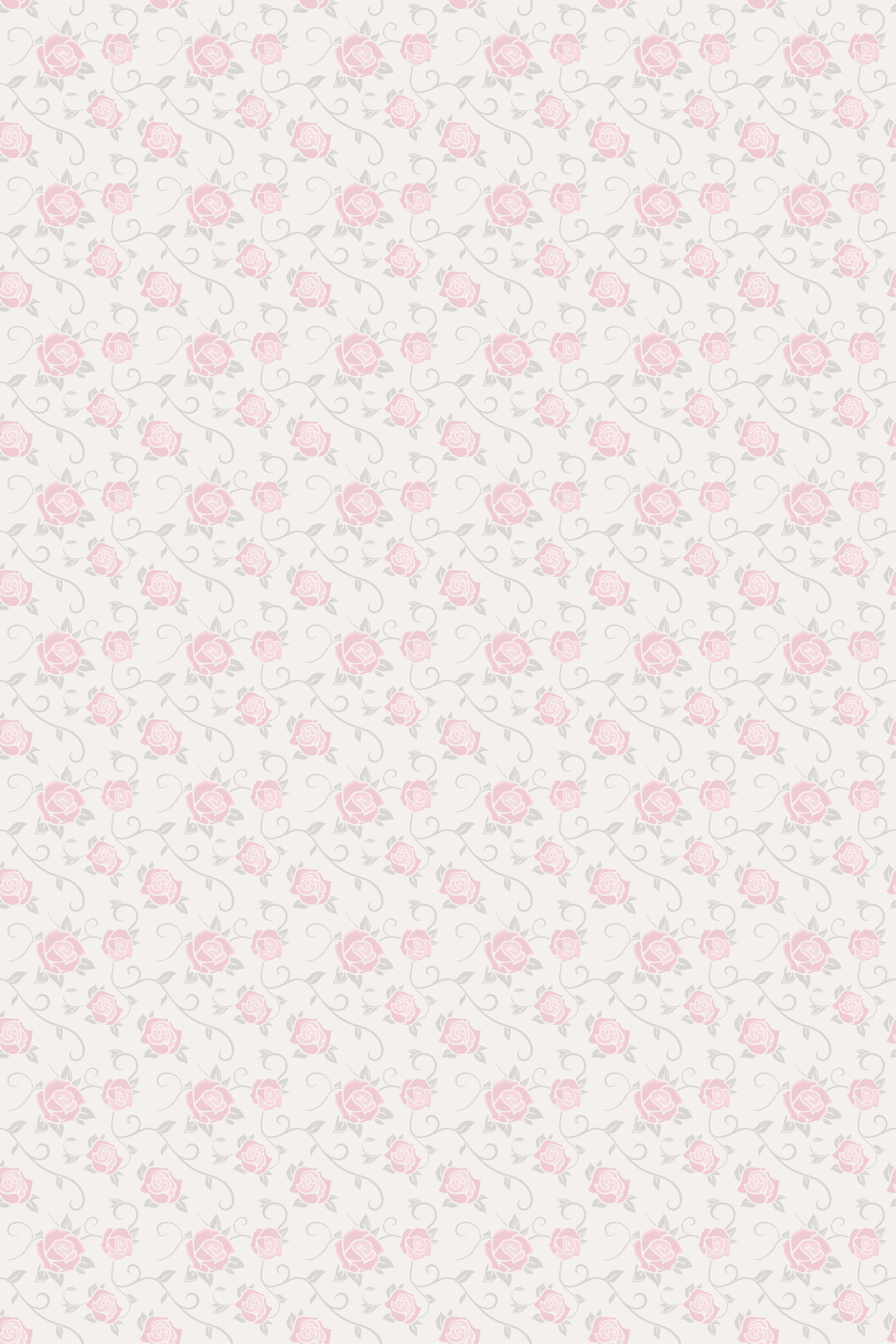 Vintage vinyl rug with little flowers design - TenStickers