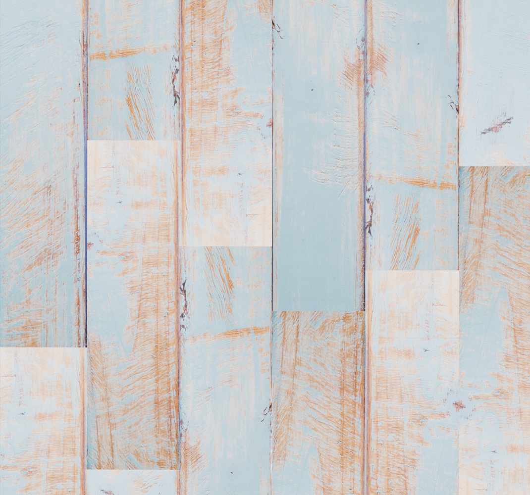 Textured vinyl rug with rustic wooden planks - TenStickers
