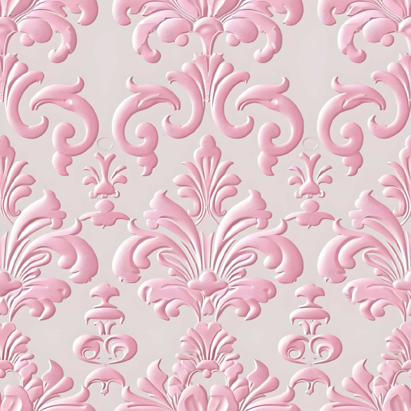 Vintage vinyl rug in pink pattern - TenStickers