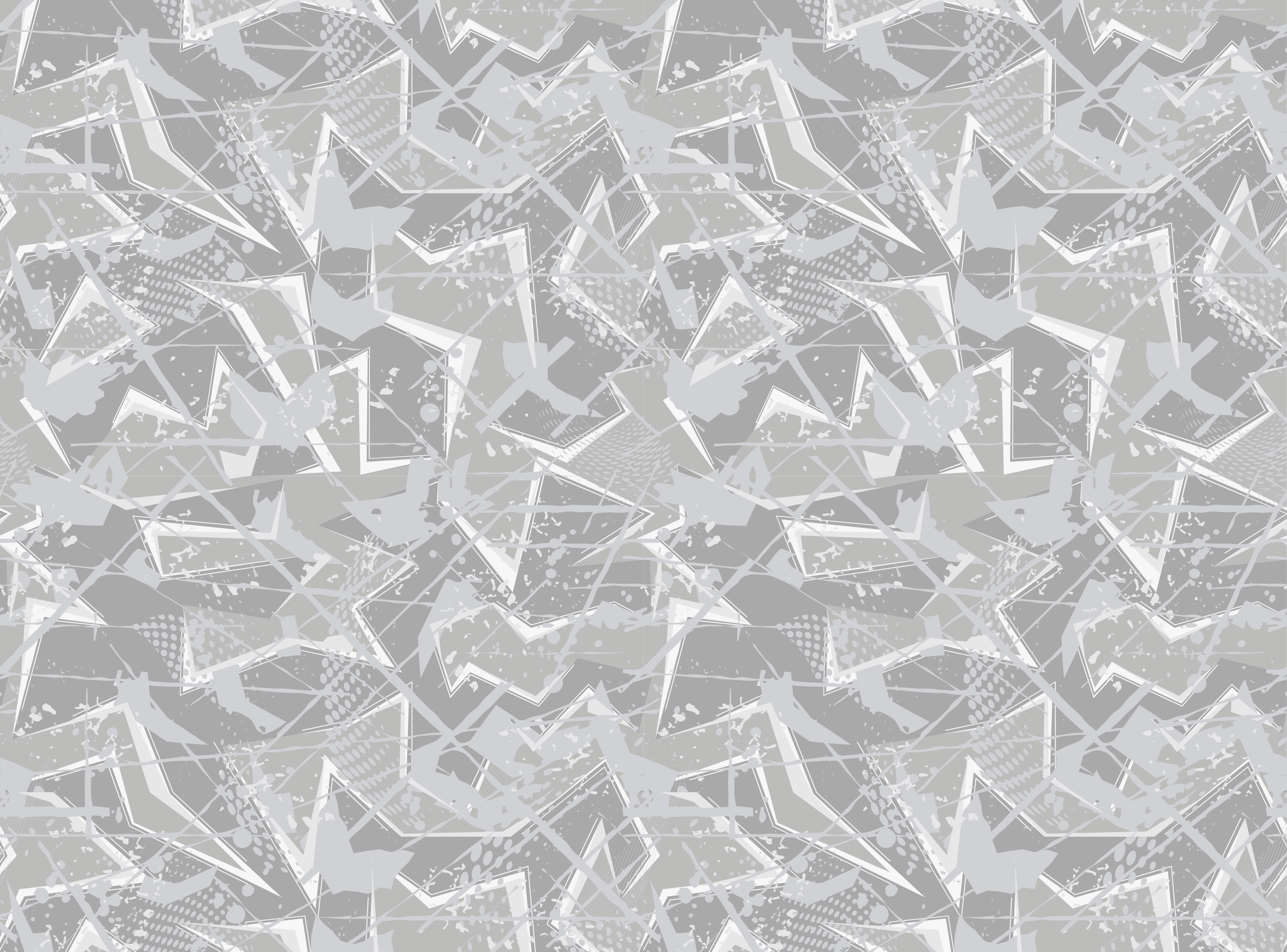 Vintage vinyl rug in gray 80's fine graphics - TenStickers