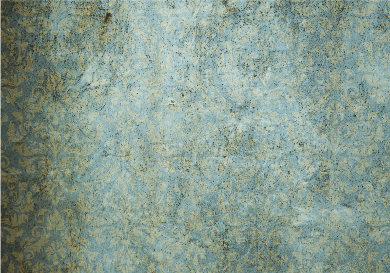 Vintage vinyl rug with antique ornament design - TenStickers