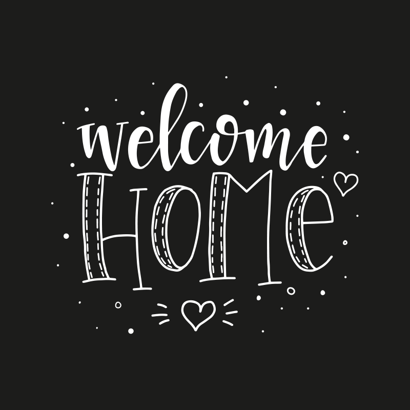 Custom rug for a warm welcome home - TenStickers