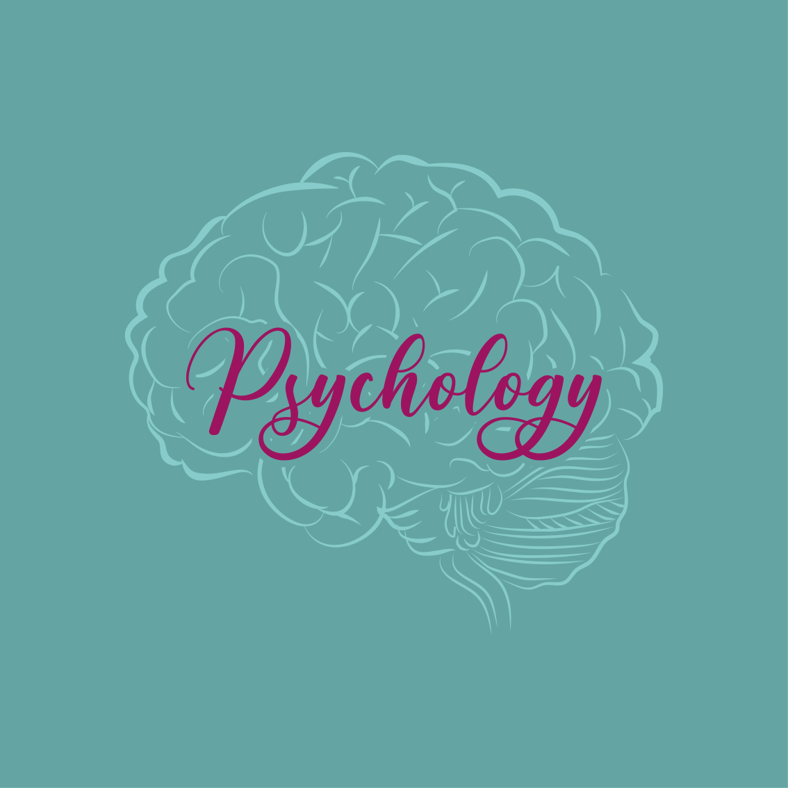 Custom rug psychology brain design - TenStickers