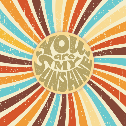 Custom rug you are my sunshine - TenStickers